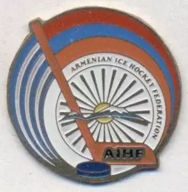 Вірменія, федерація хокею, важмет /Armenia ice hockey assn. federation pin badge