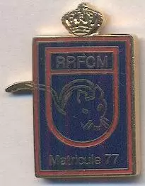 футбол.клуб Монтеньє (Бельгія) ЕМАЛЬ / RRFC Montegnee,Belgium football pin badge