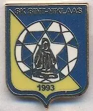 футбол.клуб Сінт-Ніклас (Бельгія)2 ЕМАЛЬ / KSK St.Niklaas, Belgium football pin
