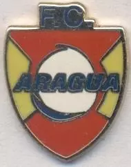 футбол.клуб Арагуа (Венесуела)1 ЕМАЛЬ / Aragua FC Maracay,Venezuela football pin