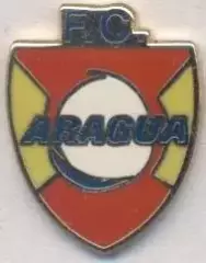 футбол.клуб Арагуа (Венесуела)1 ЕМАЛЬ / Aragua FC Maracay,Venezuela football pin