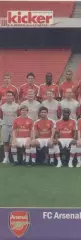 постер А4 футбол Арсенал (Англія) 2009/FC Arsenal London,England football poster