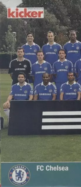 постер А4 футбол Челсі (Англія) 2008 / FC Chelsea London,England football poster