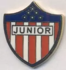 футбол.клуб Хуніор Барранкілья (Колумбія) ЕМАЛЬ/CDP Junior,Colombia football pin