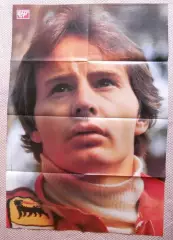 постер А1 Ф-1 формула-1 Жиль Вільнев/F-1 Gilles Villeneuve,Canada,Ferrari poster