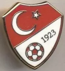 Туреччина, федерація футболу, №1 ЕМАЛЬ / Turkey football federation enamel badge