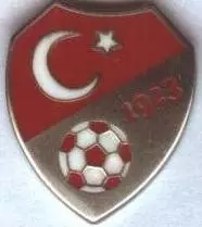 Туреччина,федерація футболу,№2 ЕМАЛЬ/Turkey football federation enamel pin badge