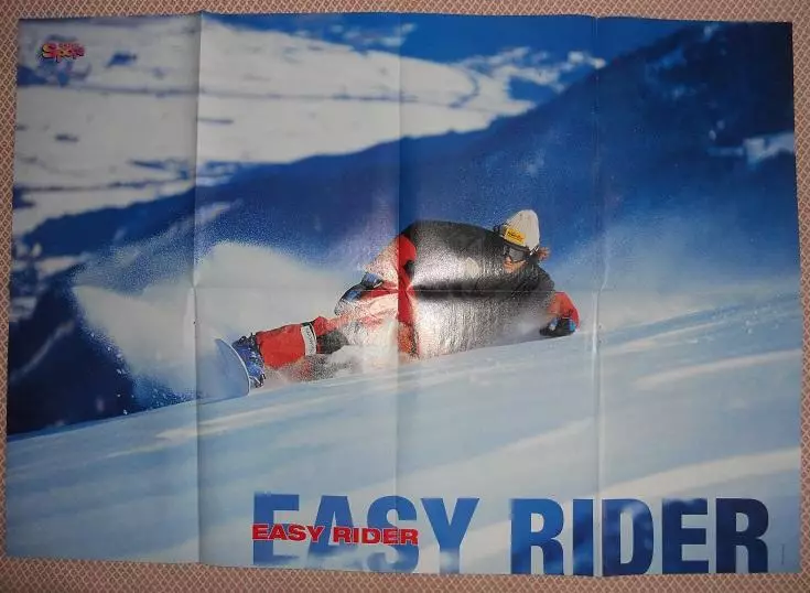 постер А1 сноубординг=snowboarding 'Easy rider' poster