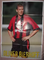 постер А1 футбол О.Бірхофф (Мілан+Німеччина) /O.Bierhoff,Germany football poster