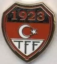 Туреччина,федерація футболу,№3 ЕМАЛЬ/Turkey football federation enamel pin badge
