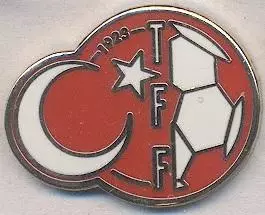 Туреччина,федерація футболу,№4 ЕМАЛЬ/Turkey football federation enamel pin badge
