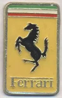 автомобіль Феррарі (Італія)3 Ф-1, формула-1, важмет / Ferrari F-1 car pin badge