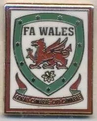 Уельс, федерація футболу, №3, ЕМАЛЬ / Wales football federation enamel pin badge