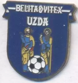 футбольний клуб Узда (Білорусь)1 важмет / FC Uzda,Belarus football pin badge