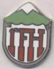 футбол.клуб Хйоттур (Ісландія) ЕМАЛЬ/IF Hottur,Iceland football enamel pin badge