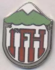 футбол.клуб Хйоттур (Ісландія) ЕМАЛЬ/IF Hottur,Iceland football enamel pin badge