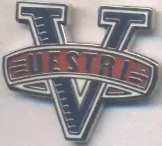 футбол.клуб Вестрі (Ісландія) ЕМАЛЬ /IF Vestri,Iceland football enamel pin badge