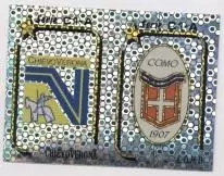 наклейка люмінесцентна футбол К'єво+Комо (Італія)/Chievo+Como,Italy logo sticker