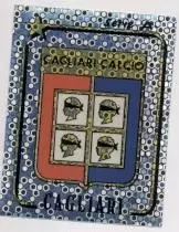 наклейка люмінесцент.футбол Кальярі (Італія1 /Cagliari Calcio,Italy logo sticker