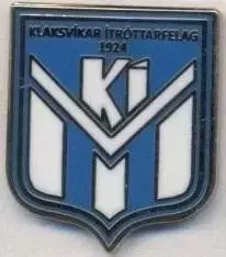 футбол.клуб Клаксвуйк*(Фарери2 ЕМАЛЬ/KI Klaksvik,Faroe football enamel pin badge