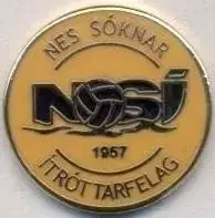 футбол.клуб Рунавуйк*(Фарери) ЕМАЛЬ /NSI Runavik,Faroe football enamel pin badge