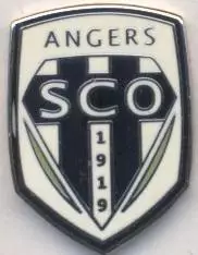 футбол.клуб Анже (Франція)3 ЕМАЛЬ / SCO Angers, France football enamel pin badge