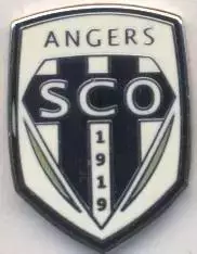 футбол.клуб Анже (Франція)3 ЕМАЛЬ / SCO Angers, France football enamel pin badge