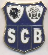 футбол.клуб Бастія (Франція)1 ЕМАЛЬ / SC Bastia,France football enamel pin badge