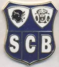 футбол.клуб Бастія (Франція)1 ЕМАЛЬ / SC Bastia,France football enamel pin badge