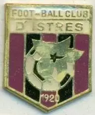 футбольний клуб Істр (Франція) важмет / FC Istres, France football pin badge