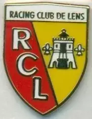 футбольний клуб Ланс (Франція) ЕМАЛЬ / RC Lens, France football enamel pin badge