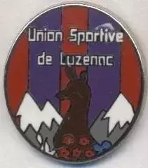 футбол.клуб Люзнак (Франція)2 ЕМАЛЬ /US Luzenac,France football enamel pin badge