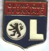 футбол.клуб Олімпік Ліон Франція важмет/Olympique Lyon,France football pin badge