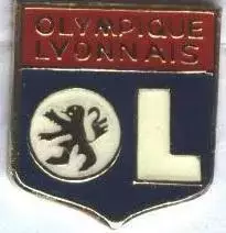 футбол.клуб Олімпік Ліон Франція важмет/Olympique Lyon,France football pin badge