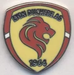 футбол.клуб Ліон-Дюшер (Франція) ЕМАЛЬ/Lyon La Duchere,France football pin badge