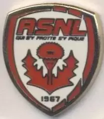 футбол.клуб Нансі (Франція)4 ЕМАЛЬ / AS Nancy-Lorraine,France football pin badge