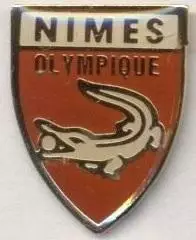 футбол.клуб Олімпік Нім (Франція офіц? ЕМАЛЬ/Olympique Nimes,France football pin