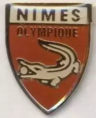 футбол.клуб Олімпік Нім (Франція офіц? ЕМАЛЬ/Olympique Nimes,France football pin