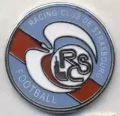 футбол.клуб Страсбур (Франція)1 ЕМАЛЬ / RC Strasbourg,France football pin badge