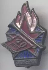 Ленін=Ленин пионерия ювілей 40,ЕМАЛЬ/V.Lenin,pioneer assn. jubilee 40,ussr badge
