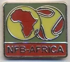 Африка(не-ФІФА) конфед.футболу, ЕМАЛЬ/NF-Board Africa football confederation pin