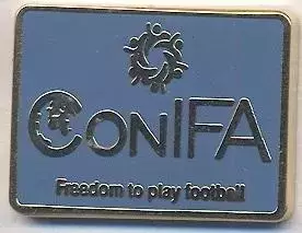 КонІФА,конфедерація футболу (не-ФІФА4 ЕМАЛЬ/ConIFA football federation pin badge