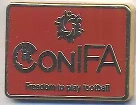 КонІФА,конфедерація футболу (не-ФІФА5 ЕМАЛЬ/ConIFA football federation pin badge