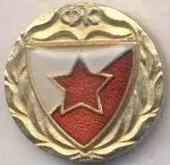 футбол.клуб Црвена Звезда (Сербія офіц. важмет/Red Star B.,Serbia football badge