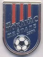 футбол.клуб Моравац (Сербія) ЕМАЛЬ /FK Moravac Mrstane,Serbia football pin badge