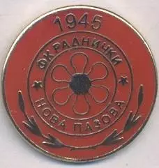 футбол.клуб Раднічкі НП (Сербія) ЕМАЛЬ /Radnicki Nova Pazova,Serbia football pin