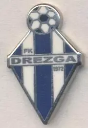 футбол.клуб Дрезга (Чорногорія) ЕМАЛЬ / FK Drezga, Montenegro football pin badge