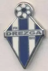 футбол.клуб Дрезга (Чорногорія) ЕМАЛЬ / FK Drezga, Montenegro football pin badge