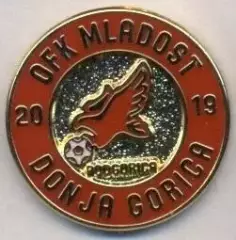 футбол.клуб Младост ДГ (Чорногорія), ЕМАЛЬ / FK Mladost, Montenegro football pin