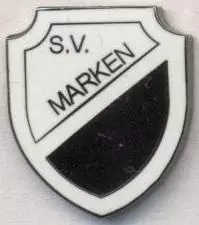 футбол.клуб Маркен (Нідерланди) ЕМАЛЬ / SV Marken,Netherlands football pin badge